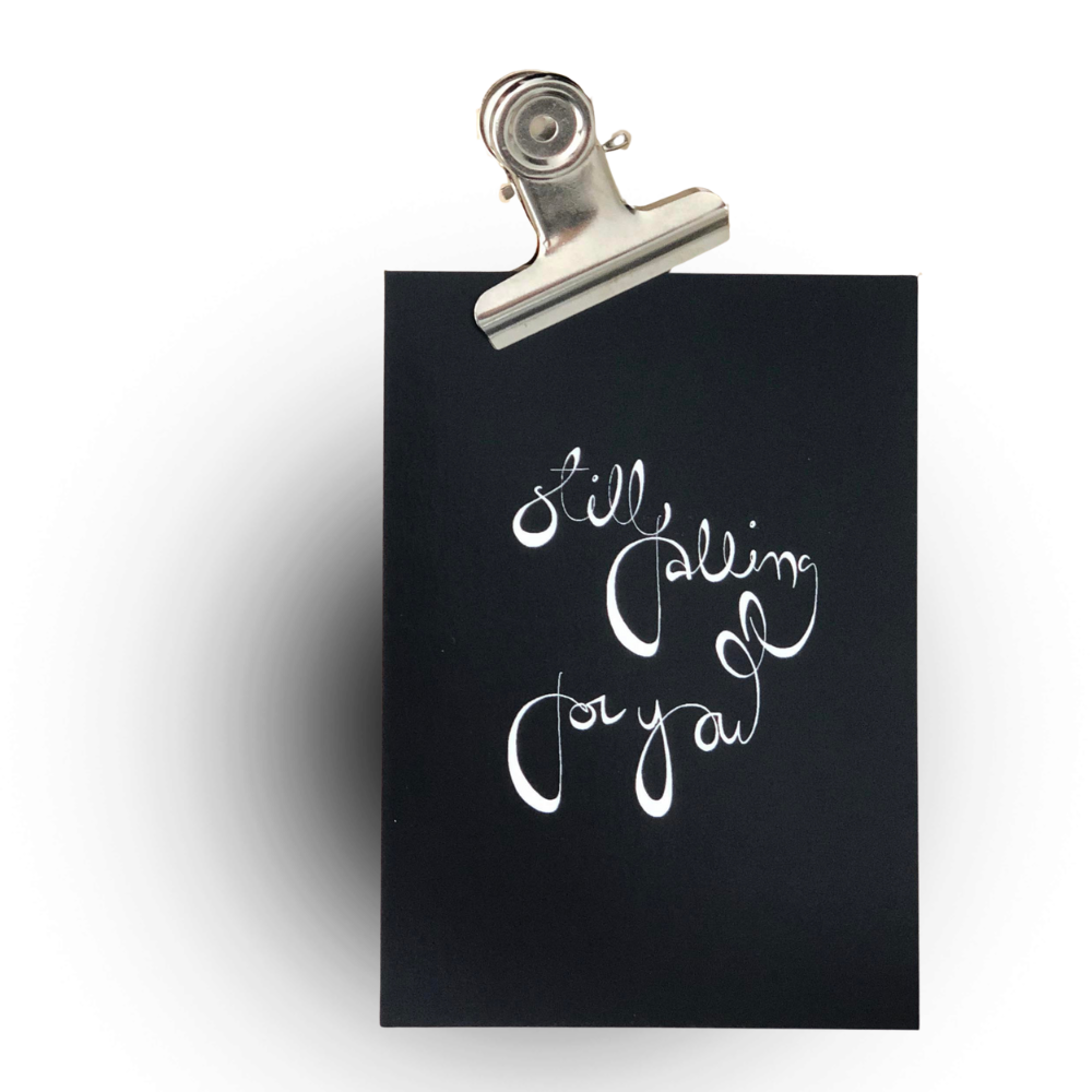 Still Falling for You Card