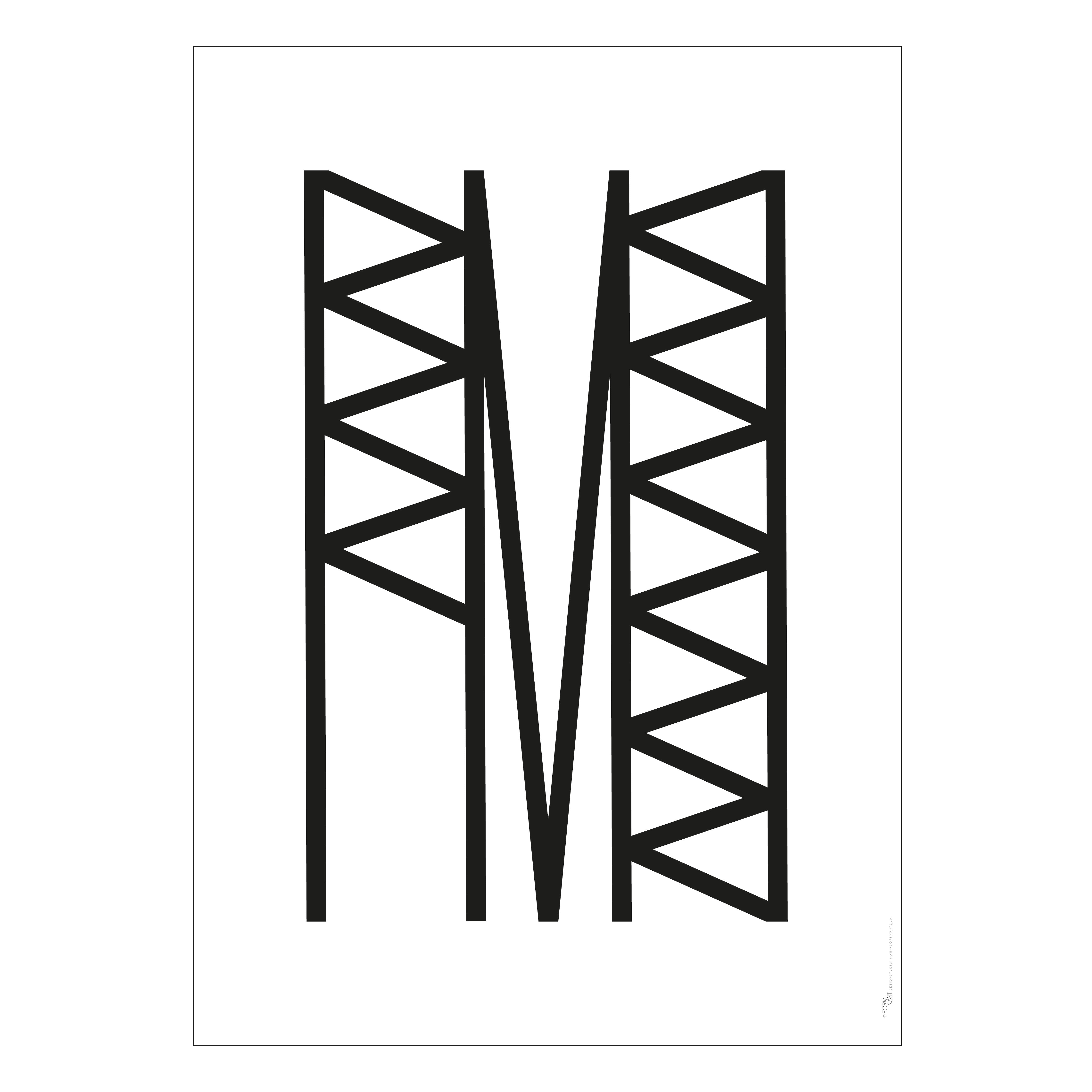 Climb Every Ladder Poster 50x70 cm