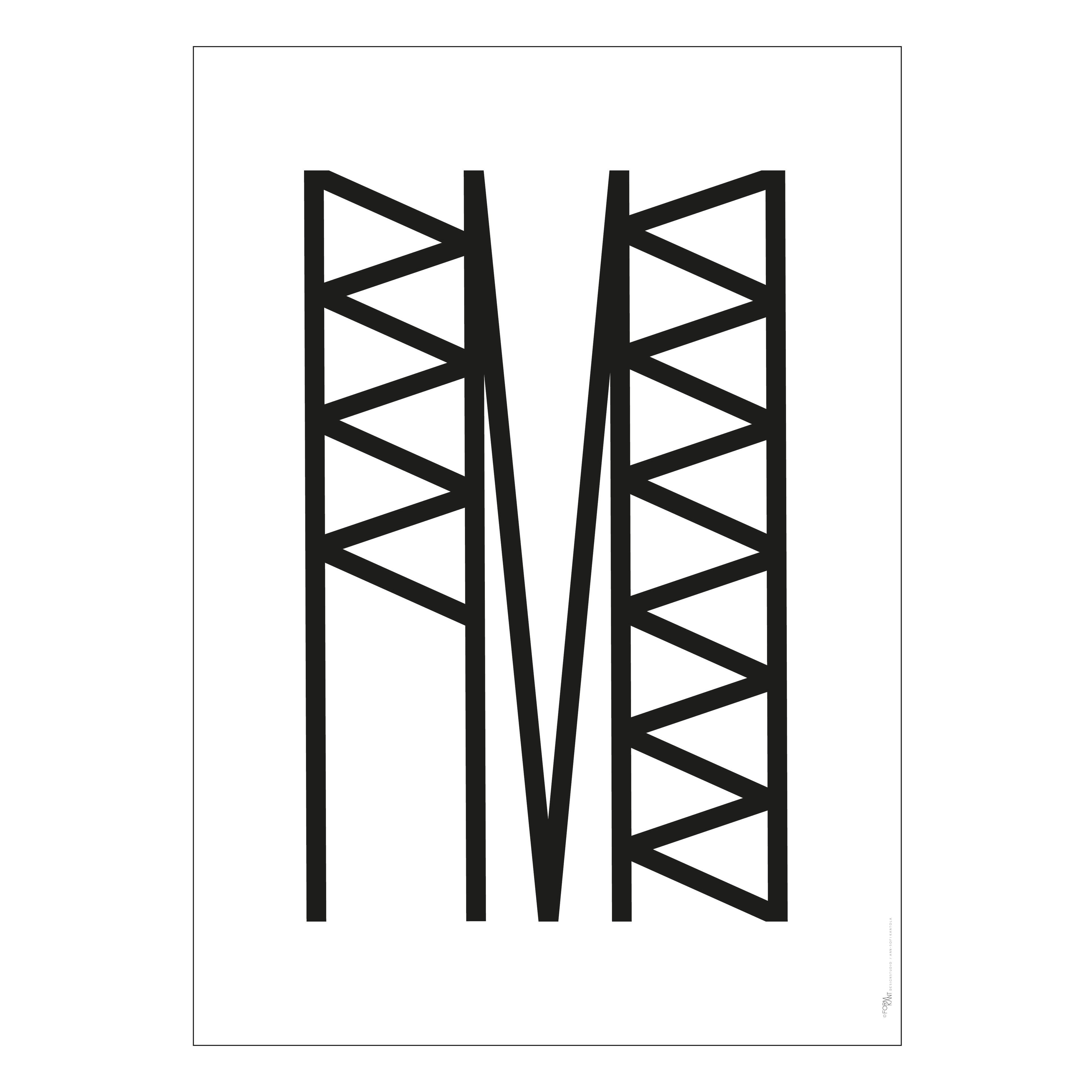 Climb Every Ladder Poster 50x70 cm