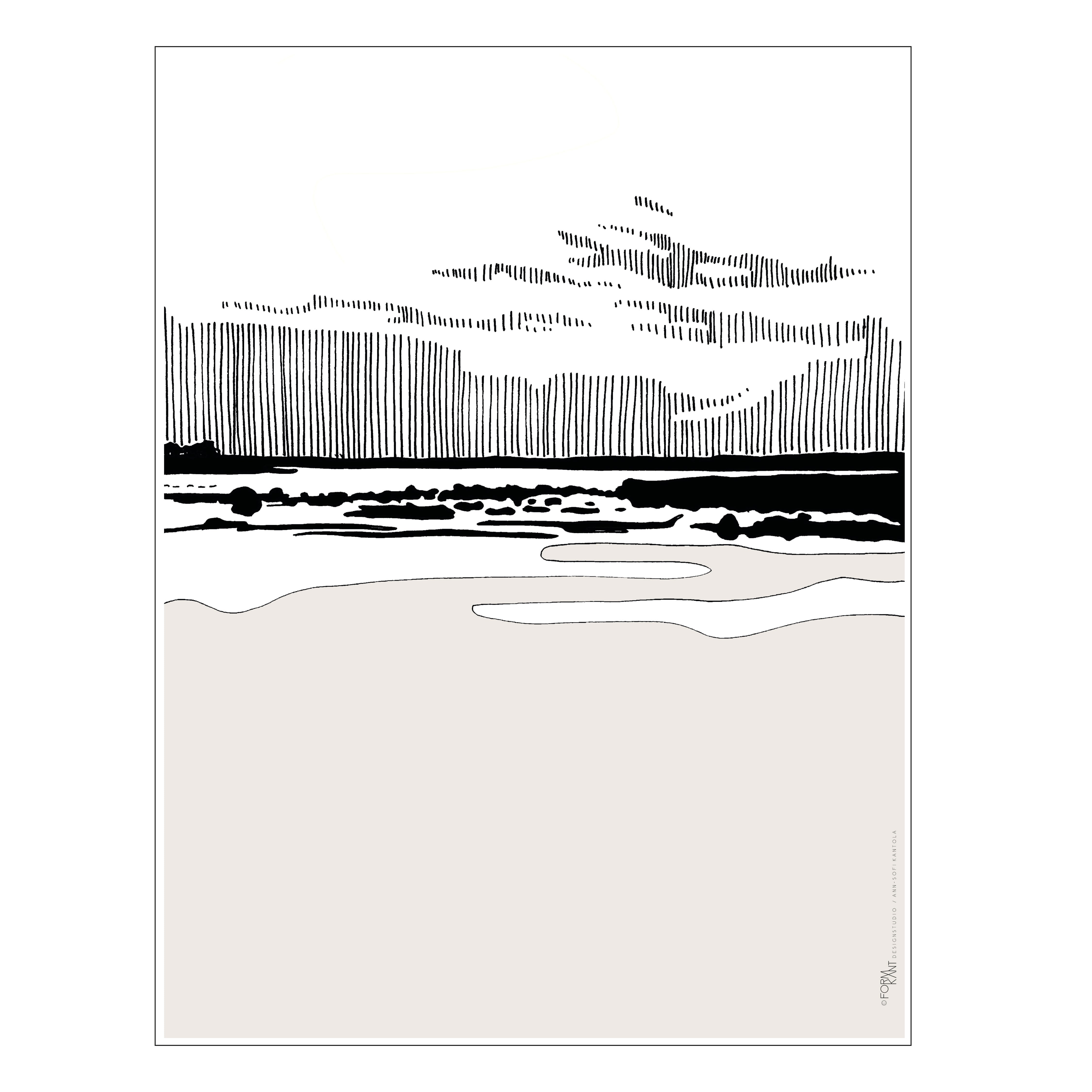 Go with the Flow 30x40 cm