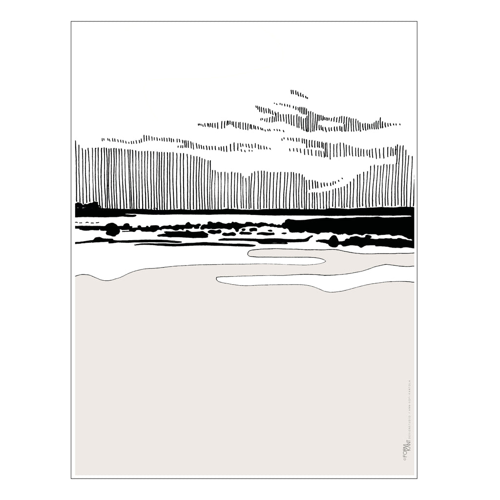 Go with the Flow 30x40 cm