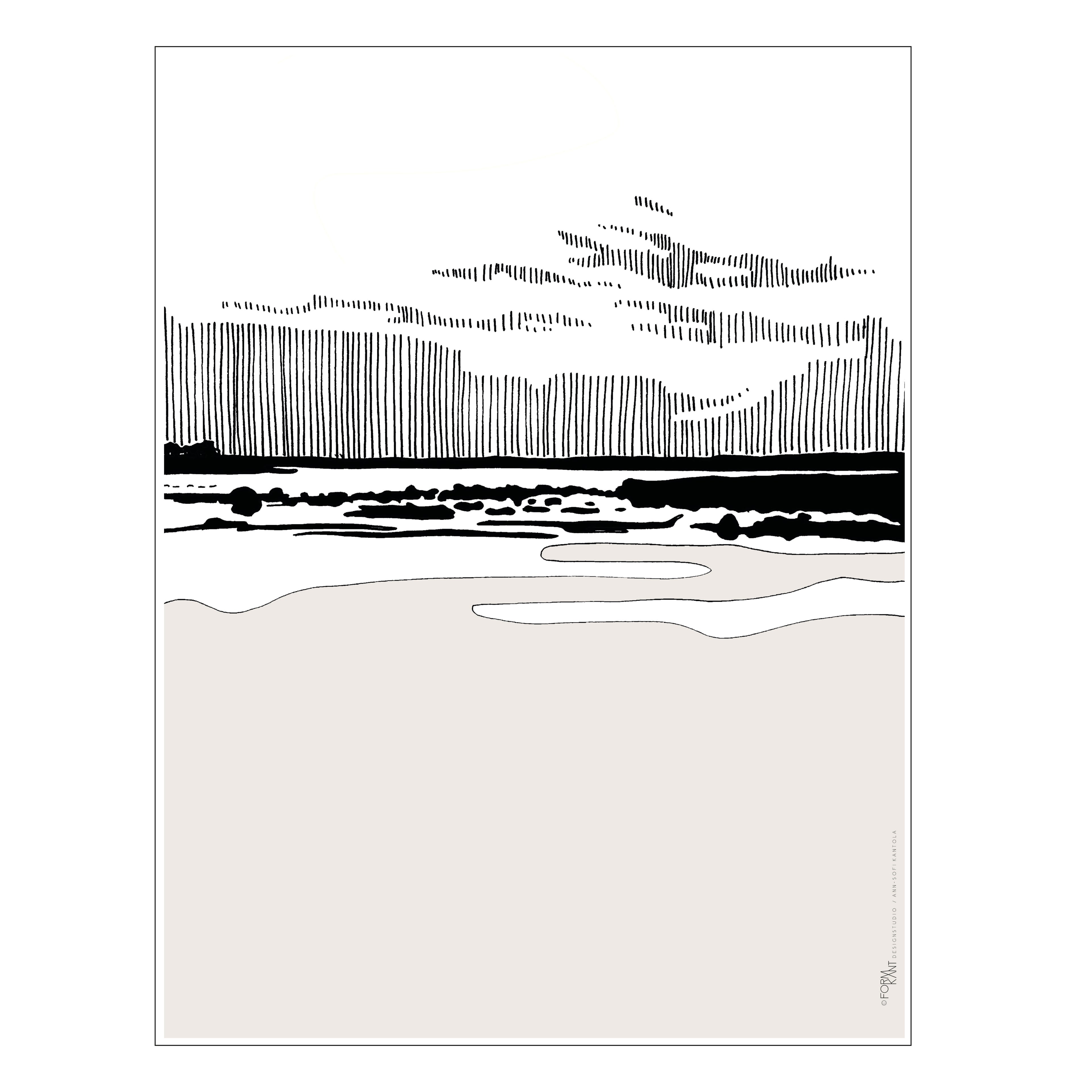 Go with the Flow 30x40 cm