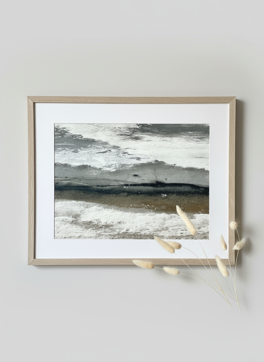 Old Pike Poster + Frame 40x50 cm