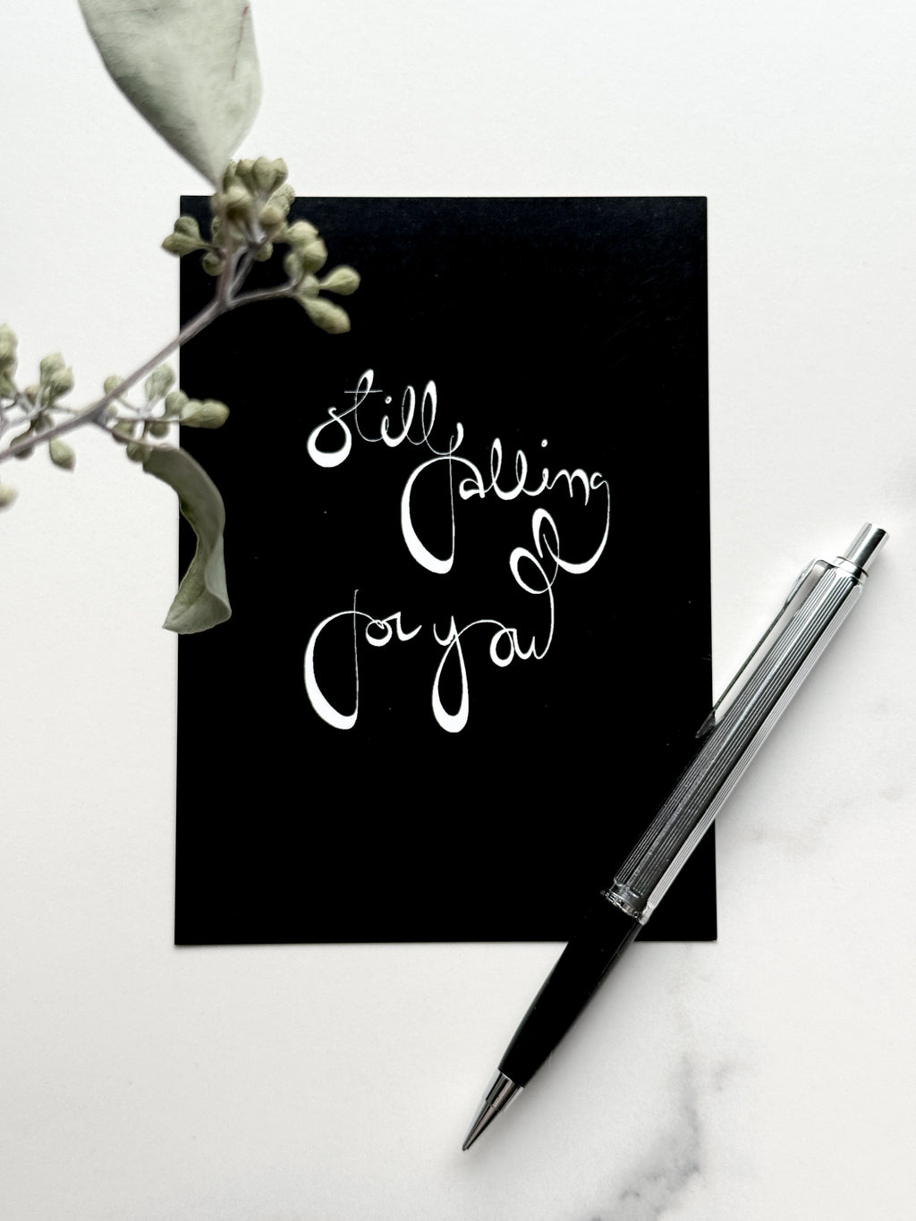 Still Falling for You Card